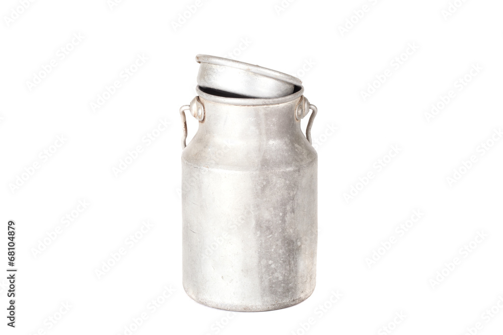 old aluminum can isolated on white background old aluminum can isolated on white background