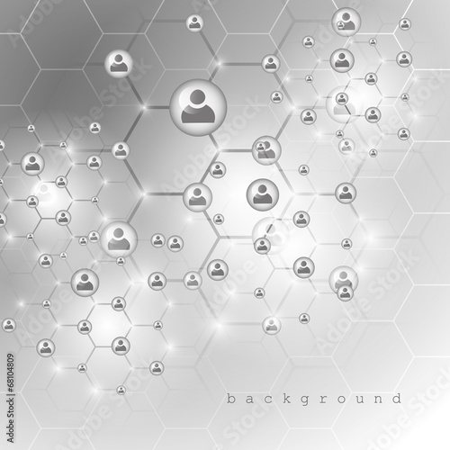 Molecule And Communication Background