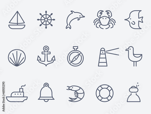 Marine icons