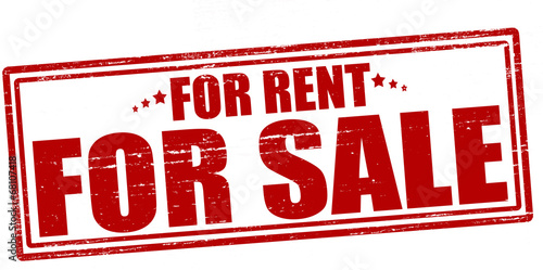For rent and for sale