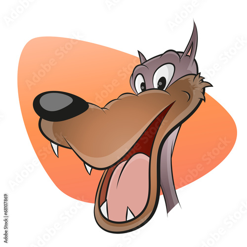 wolf lustig kopf