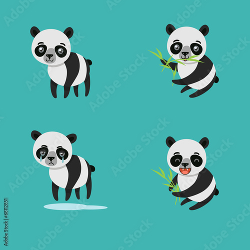 Fototapeta Naklejka Na Ścianę i Meble -  funny panda