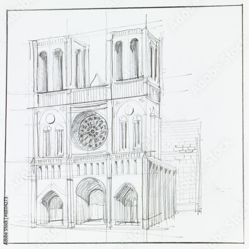 Notre Dame cathedral in Paris