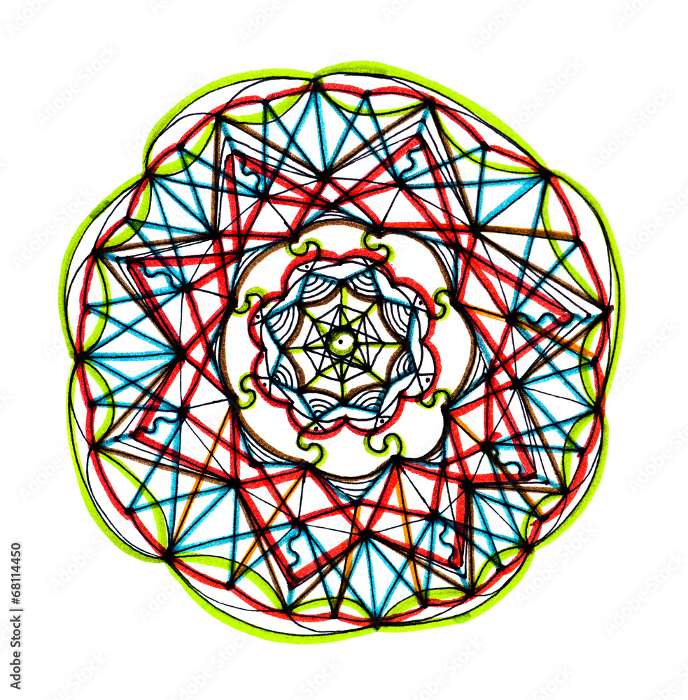 mandala design with vibrant colors mandala design with vibrant colors
