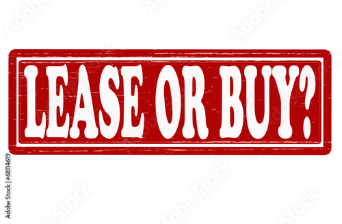 Lease or buy
