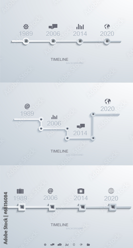 vector timeline infographic set element design. vector timeline infographic set element design.