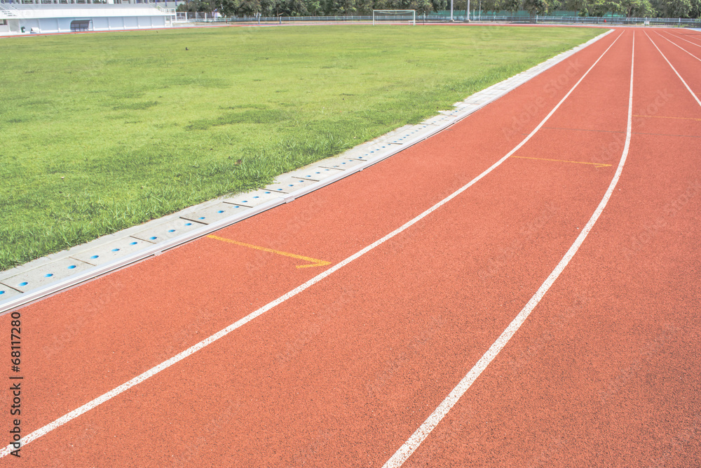 Fototapeta premium athletics Track Lane