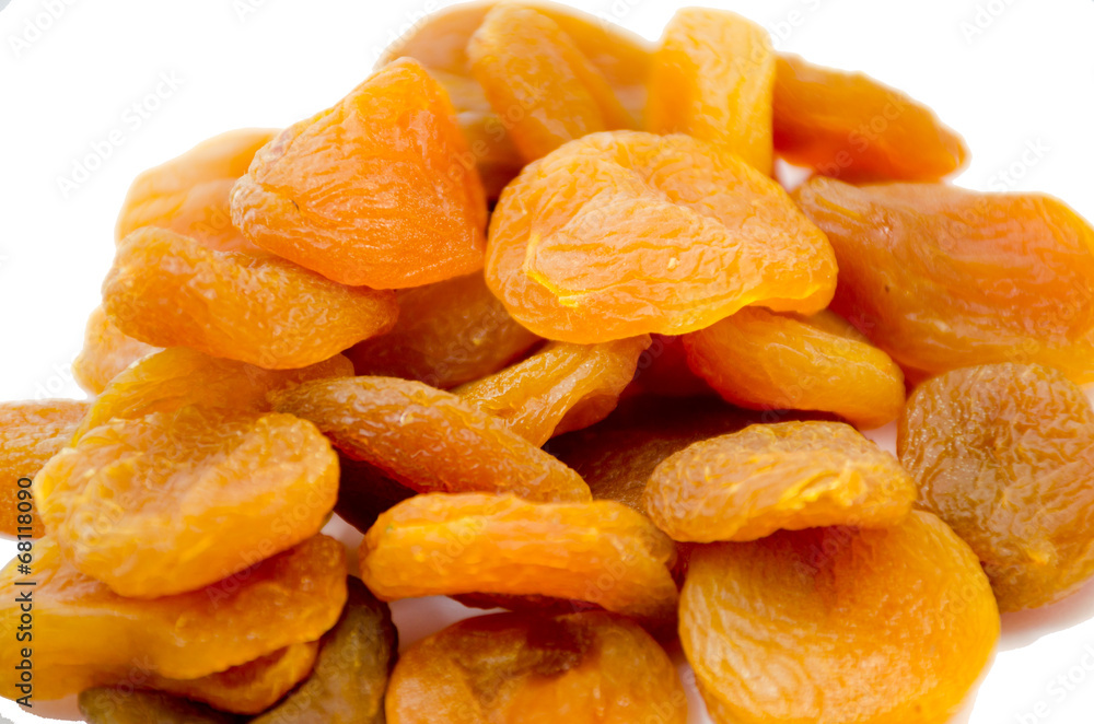 Dried Turkey appricots isolated Dried Turkey appricots isolated