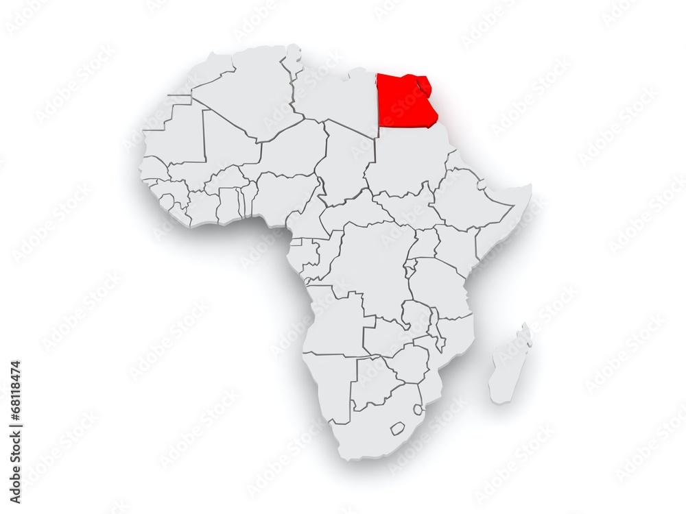 Map of worlds. Egypt. Map of worlds. Egypt.