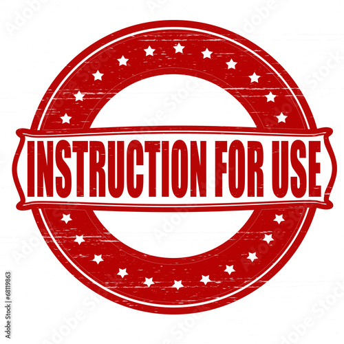 Instruction for use