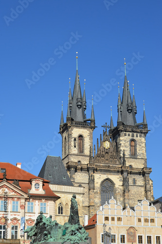 Prague. Church of the maiden Maria before Tyn