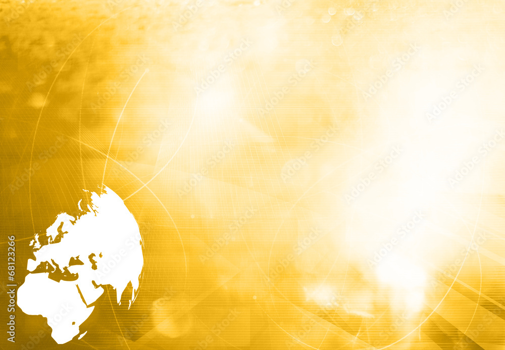 Obraz premium Technologia mapy Europy