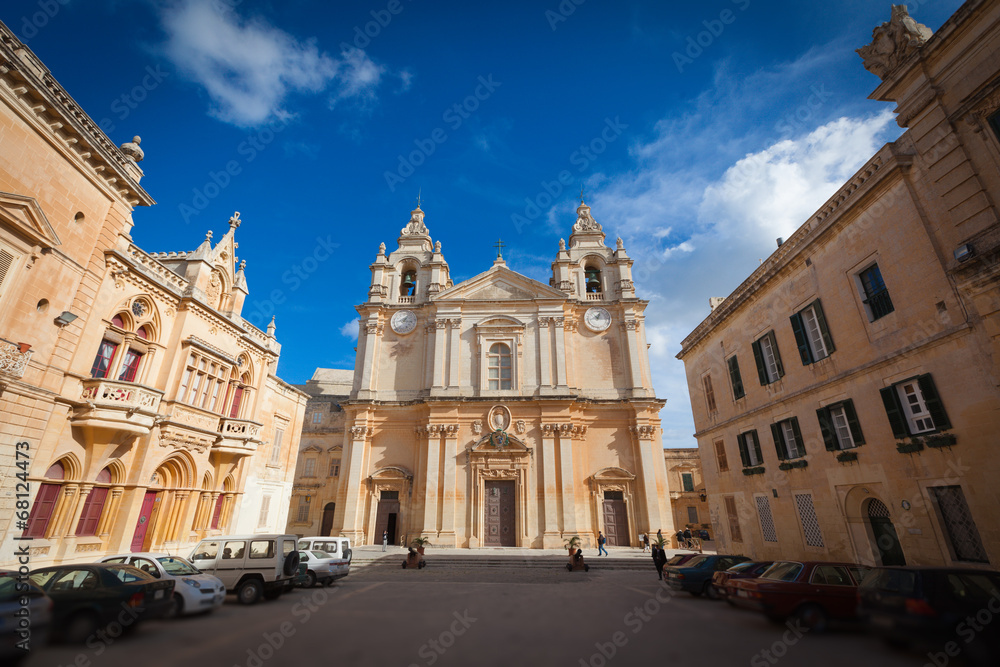 The St. Paul's Cathedral in Mdina