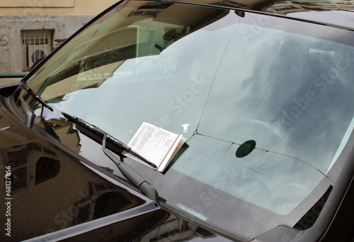 Swiss parking ticket