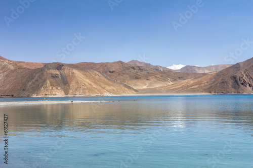 Pangong Tso Lake in Ladakh Kashmir