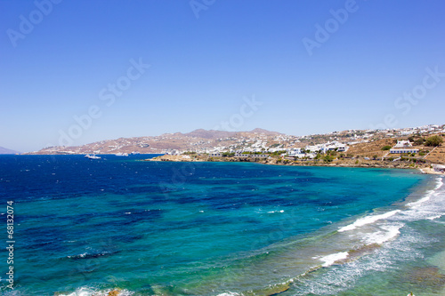 beach of Mykonos