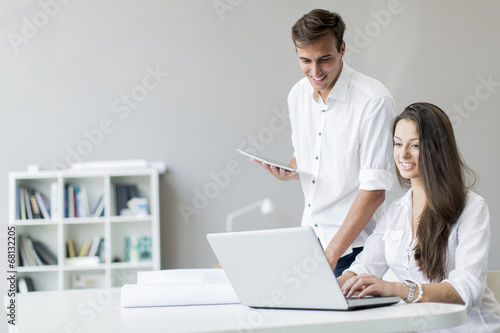 Young people in the office