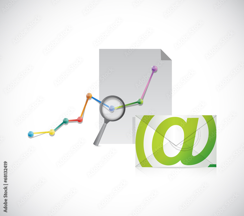 business email review illustration design business email review illustration design