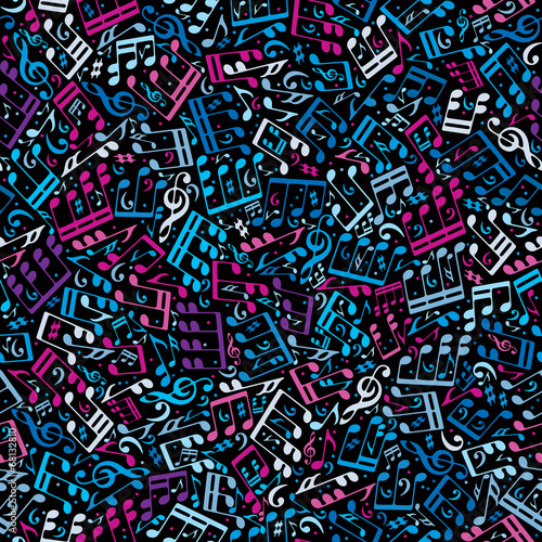 Colorful musical background.