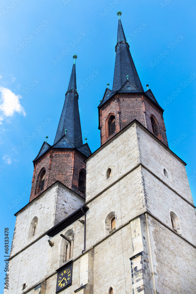 Obraz premium Halle Saale - Marktkirche