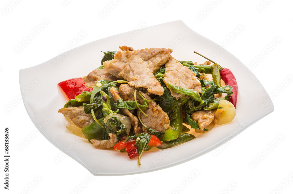 Pork with vegetables Pork with vegetables