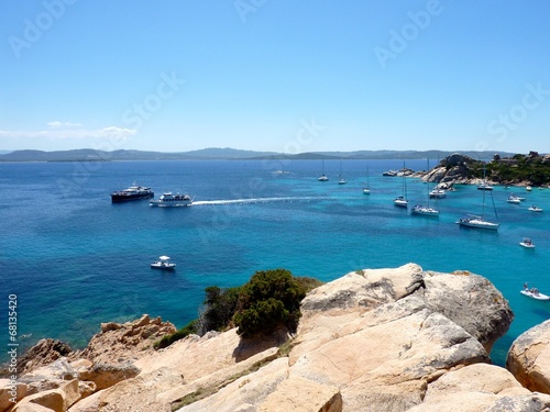 Rocks and sea in La Maddalena archipelago, Spargi, Sardinia