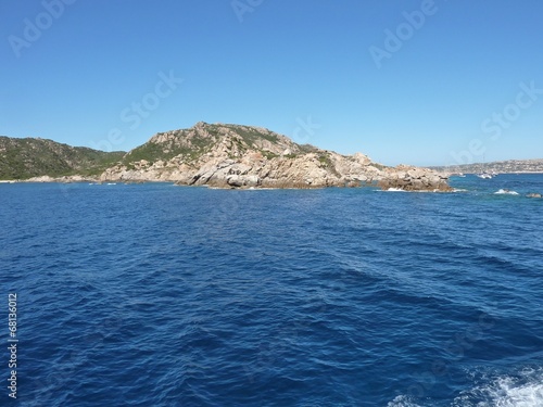 Rocks and sea in La Maddalena archipelago, Spargi, Sardinia