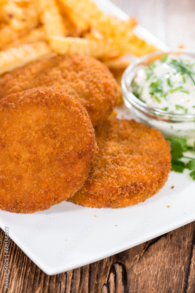 Three Fishburgers Three Fishburgers