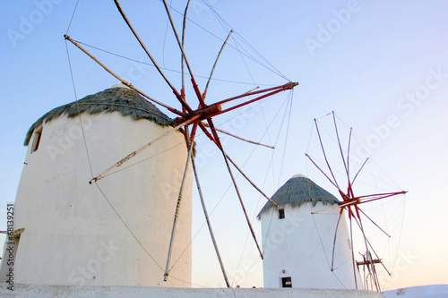traditional windmill in Mykonos
