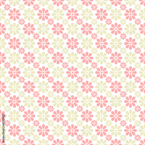 Delicate lovely vector seamless pattern (tiling)