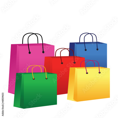 Colorful shopping bags
