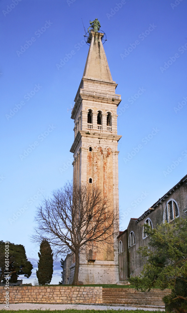 Church of St. Euphemia in Rovinj. Istria. Croatia.