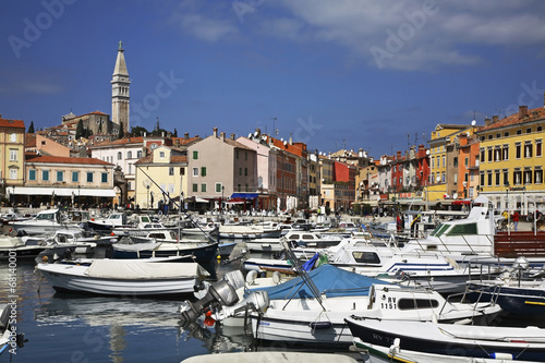 Port in Rovinj. Istria. Croatia.