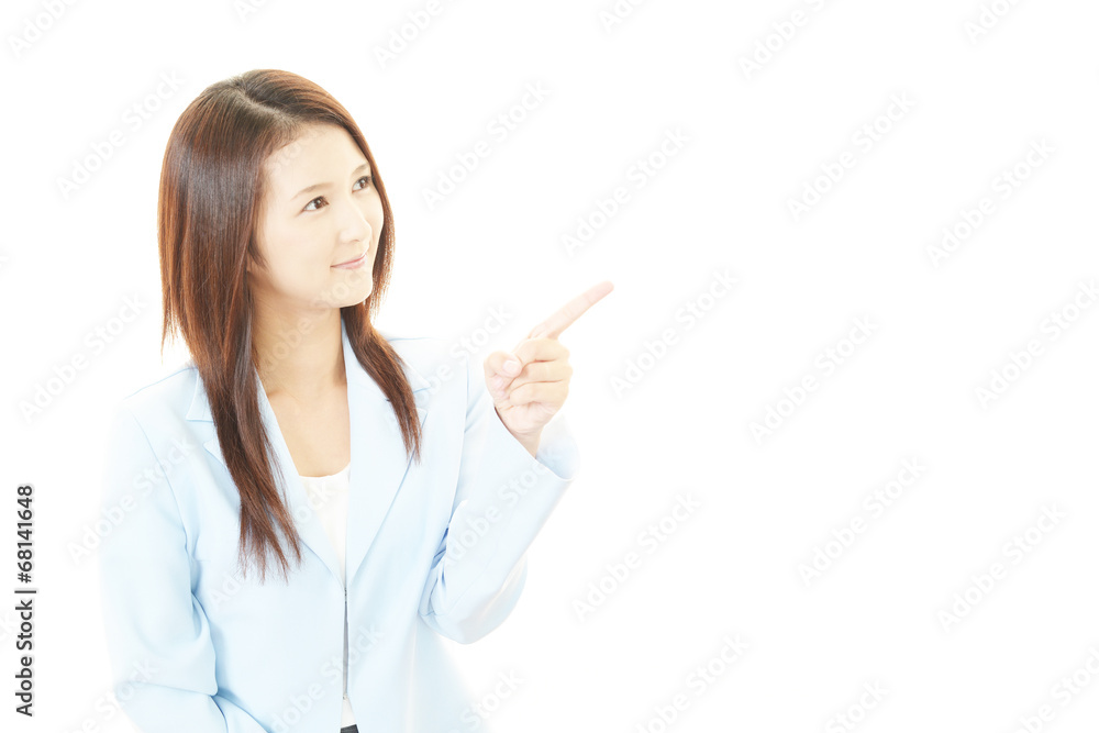 笑顔のOL 笑顔のOL