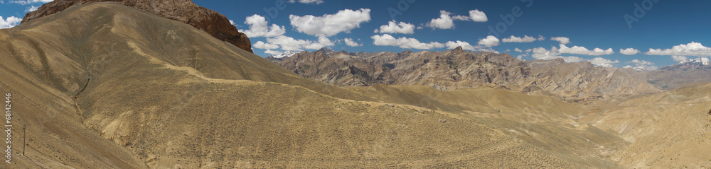 Beautiful scenic view at Namika La,altitude 12198 Ft. in Ladakh,