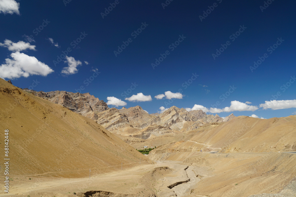 Beautiful scenic view in Zanskar, Ladakh,India