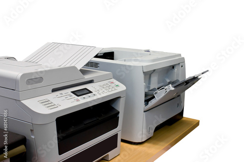 clipping path printer document in office equipment