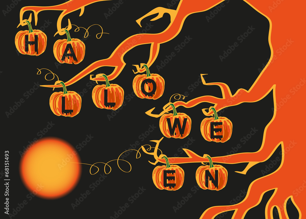 Obraz premium halloween pumpkin