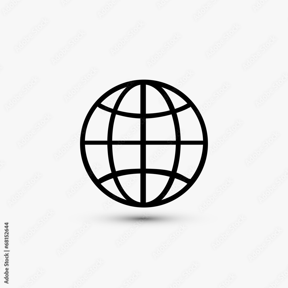 Vector black web icon on white background. Eps10 Vector black web icon on white background. Eps10