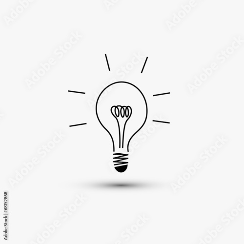 Vector black web icon on white background. Eps10