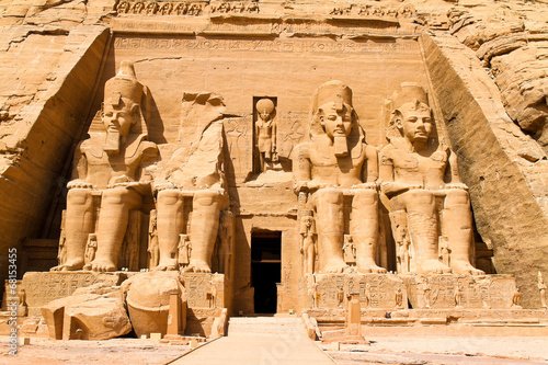 Ägypten, Abu Simbel,Felstempel photo