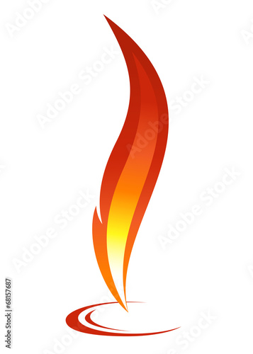 Red fire icon