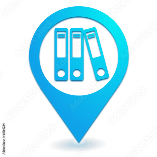 classement sur symbole localisation bleu