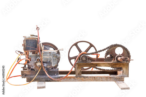 Canvas Print old electric motor