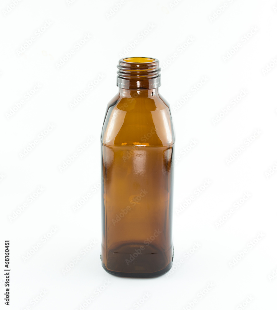 bottle white background