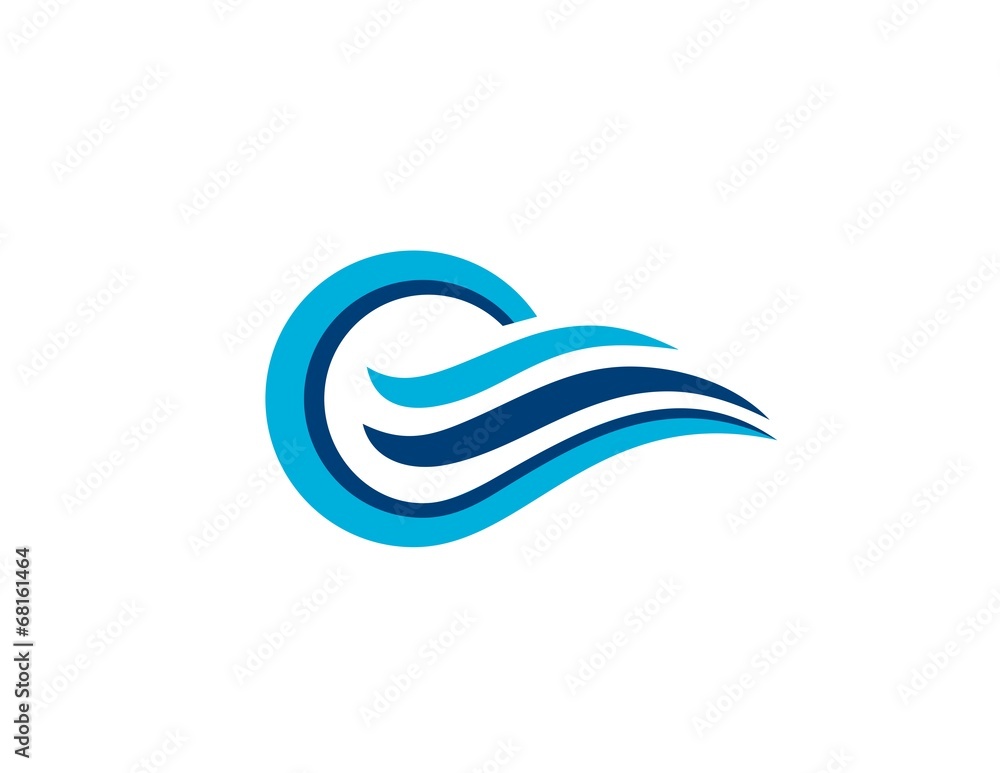 globe,sphere, wing, logo, wind, water, air, circle, cleaning Stock