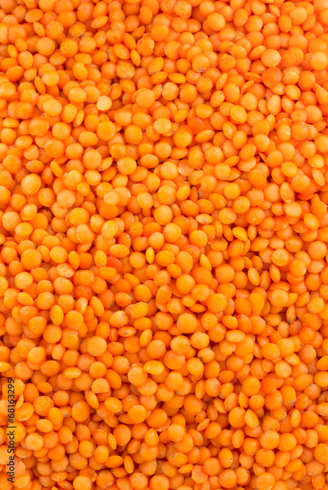 red lentil as background red lentil as background