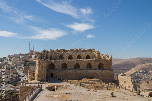 Kreuzfahrerburg Kerak in Jordanien