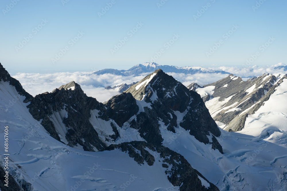 Snowy mountains