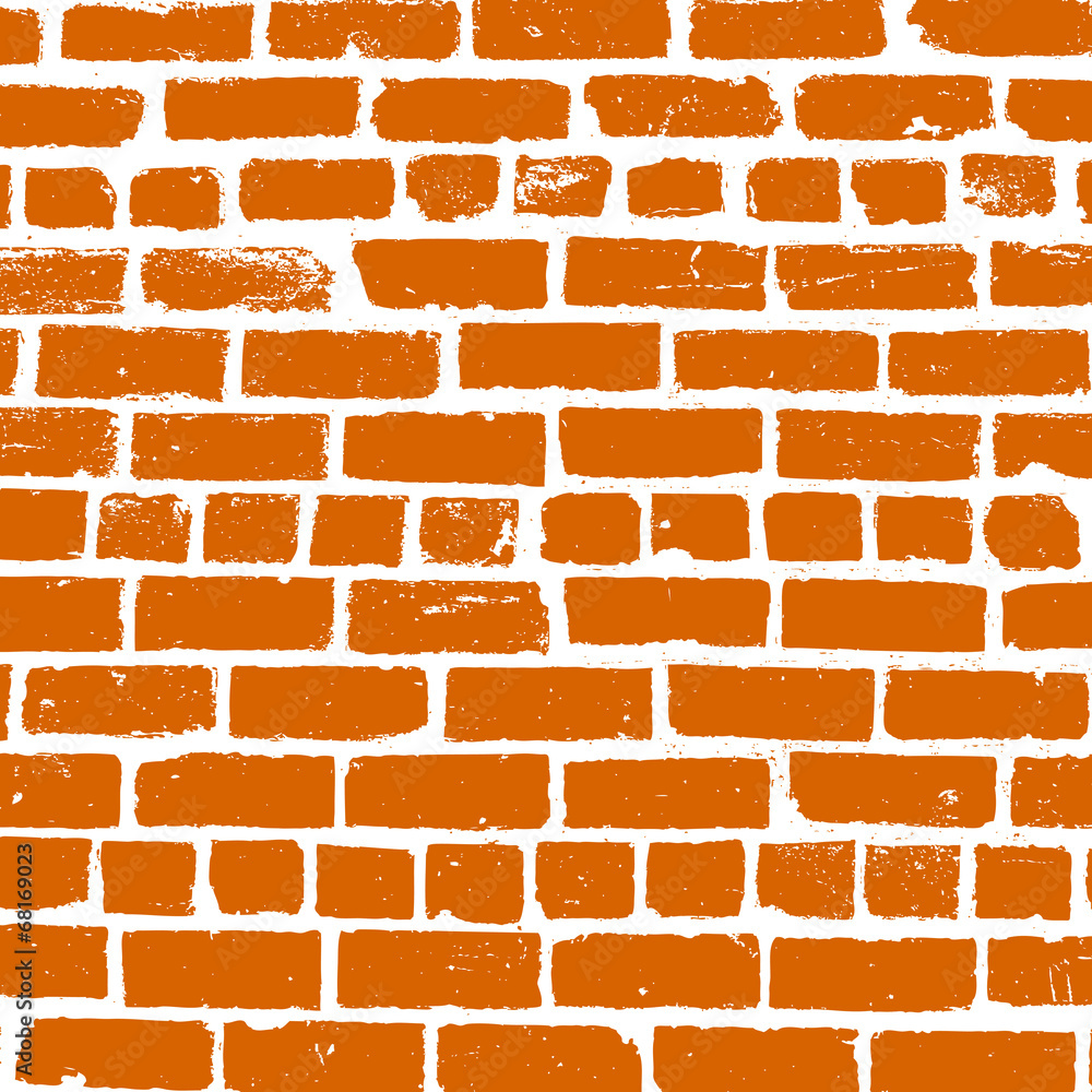 Simple vector background of old brickwork design
